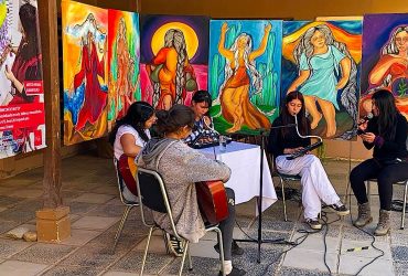Liceo Bicentenario de Excelencia Mistraliano celebró con llamativa exposición la Semana de la Educación Artística
