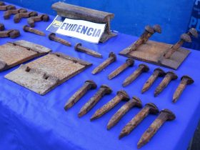 PDI incauta 2.700 kilos de metal que robaron desde las vías ferroviarias de la Región de Coquimbo