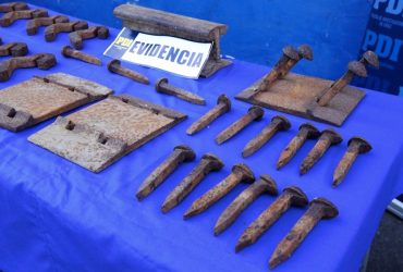 PDI incauta 2.700 kilos de metal que robaron desde las vías ferroviarias de la Región de Coquimbo