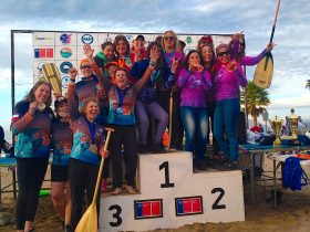 Con éxito finalizó torneo nacional de Canotaje Polinésico en la bahía de Coquimbo