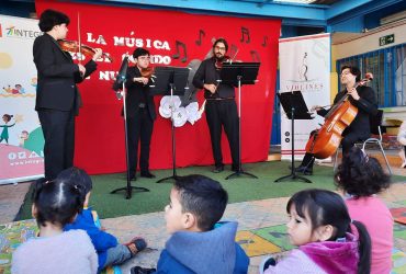Párvulos podrán acceder a presentaciones musicales en vivo en sus jardines infantiles