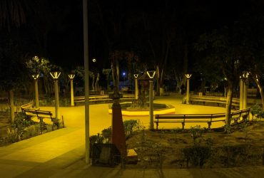 Plaza de Pisco Elqui ya cuenta con luminarias con estándares internacionales para protección de los cielos