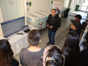 Estudiantes del Liceo de Tongoy aprenden sobre variables oceanográficas y conocen los diferentes equipos de medición