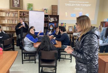Con talleres de la UCN estudiantes de Turismo de la comuna de Vicuña potencian su nivel de idioma inglés