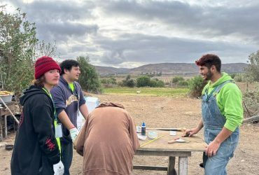Lluvia de solidaridad en Barraza: estudiantes realizaron trabajos voluntarios de invierno