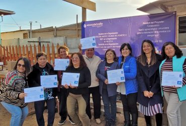 Vecinos de El Romero cocinan con energía solar y desarrollan economía circular con apoyo de Aguas del Valle